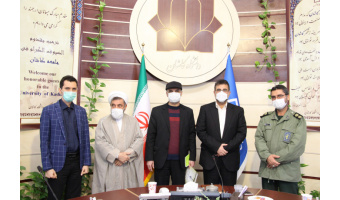 مراسم تکریم و معارفه مسئول بسیج کارمندی دانشگاه کاشان